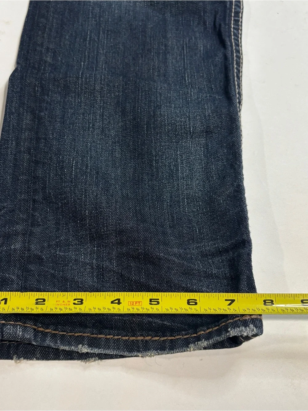 Silver Jeans Mens 33x30 Blue Denim Pants Eddie Thick Stitch Casual